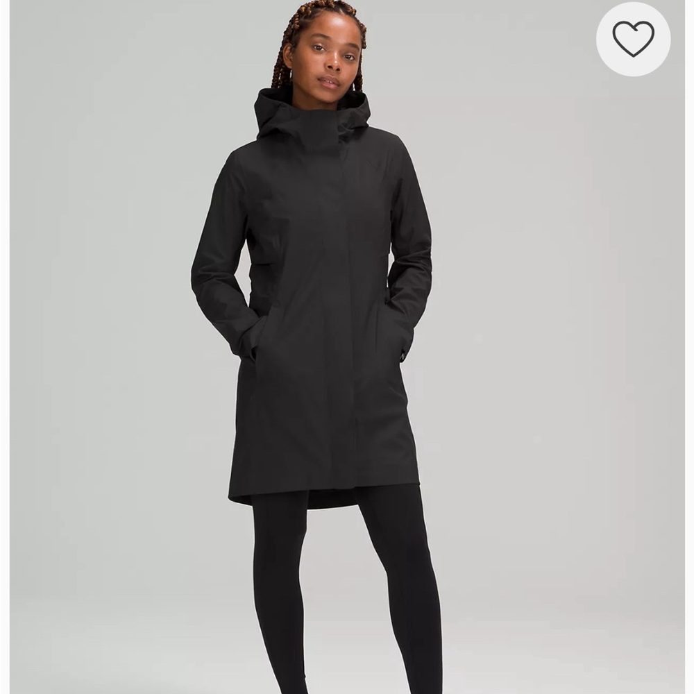 lululemon athletica Black Trench Coat